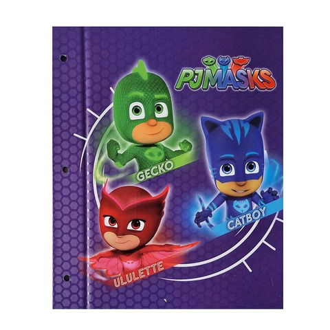 Carpeta Nº3 dos tapas PPR PJ Mask Gecko-Catboy-Ululette