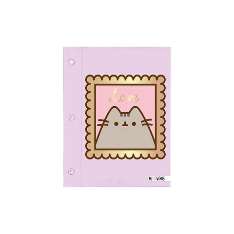 Carpeta N°3 Dos Tapas Mooving Pusheen 