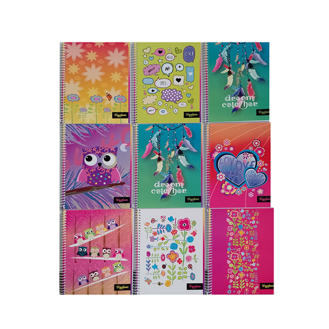 Cuaderno Triunfante A5 Espiralado T/Carton 80Hj. Cuadro