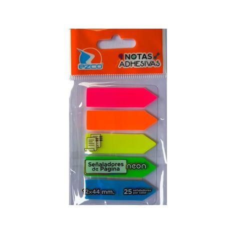Señalador Banderita x125 Ezco Flechas (5x25) Neón (12x44mm)