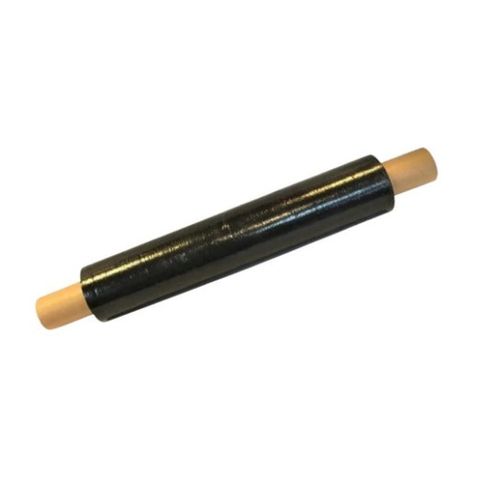 Stretch Cristal 50cm Negro C/Mango x25mts