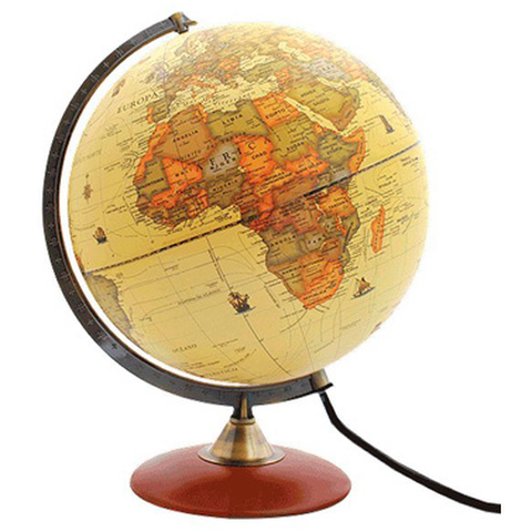 Globo Terráqueo Antiguo 25 cm (259AWML)