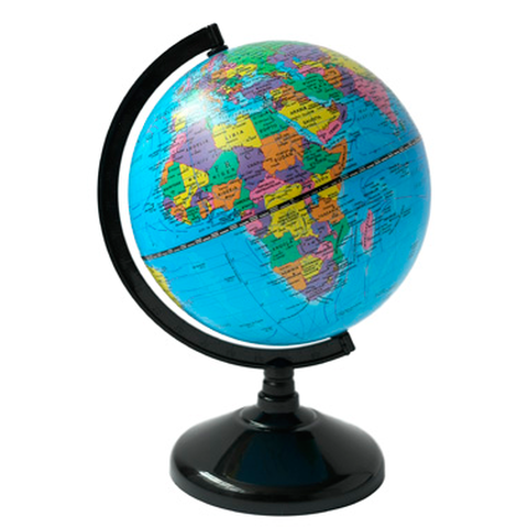Globo Terráqueo Político 14cm (147W)