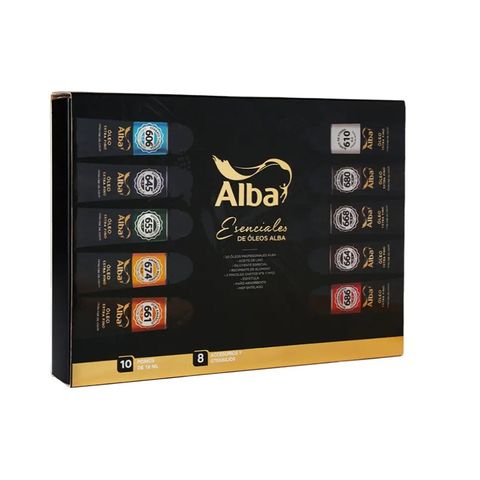 Oleo Alba Kit Esenciales x10 de 18ml + Elementos