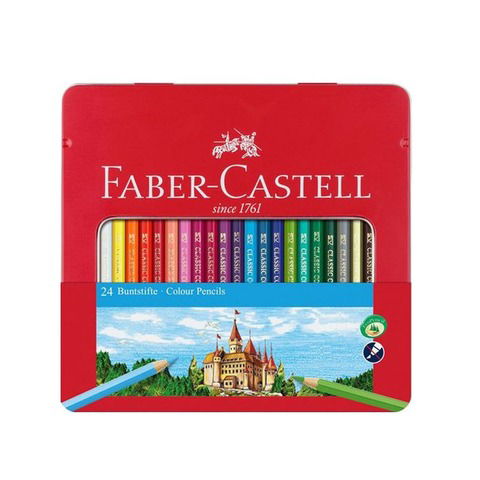 Lápiz Faber Castell Ecolápiz Lata x24