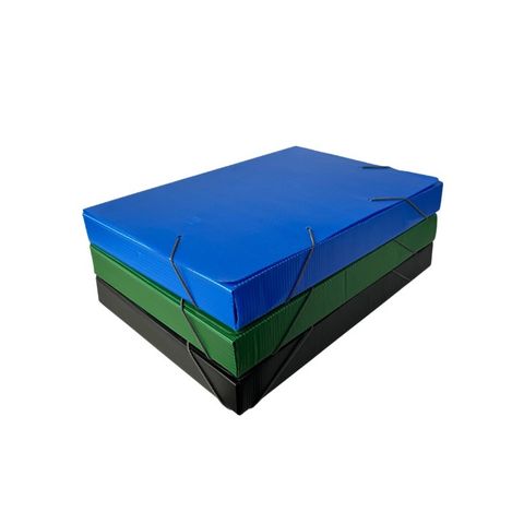 Carpeta Caja Plastica Oficio Multionda Rideo 