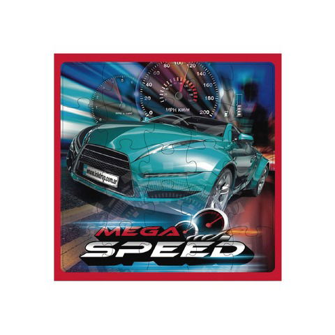 Puzzle 25 Piezas 32x32cm InkDrop Mega Speed