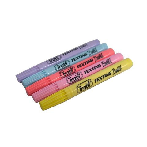 Promo Resaltador Texting x5 Colores Pastel