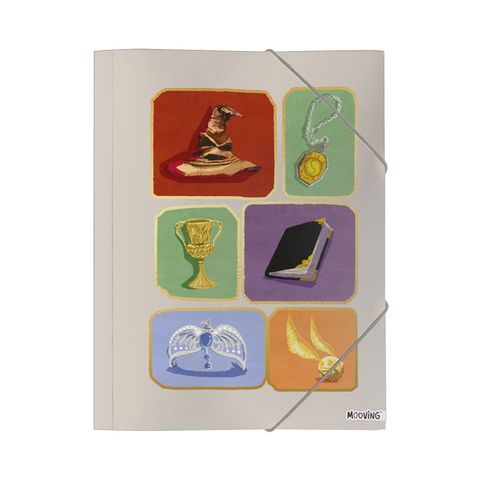 Carpeta Oficio con Elástico Mooving Harry Potter 