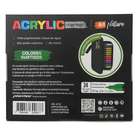 Marcador Art Nature Acrilico 