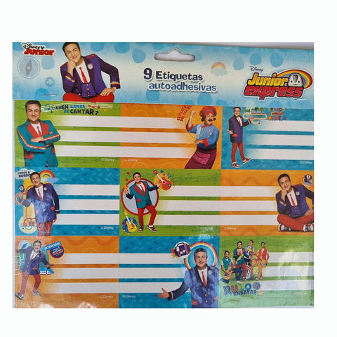 Etiquetas Princess Colours Junior Express x9