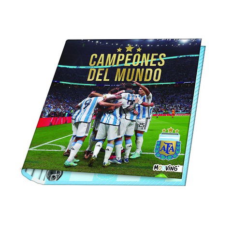 Carpeta Nº3 3x40 Mooving AFA Edic. Esp. Camp. del Mundo - Abrazo