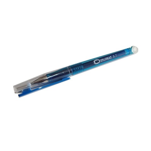 Lapicera Borrable Diplomat 0.7 Tinta Gel Azul