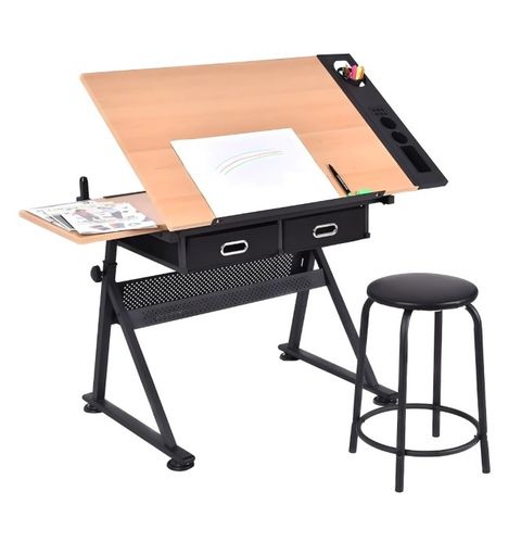 Mesa de Trabajo Sinoart 60x86cm Ajustable 65x95cm de H. (0193)