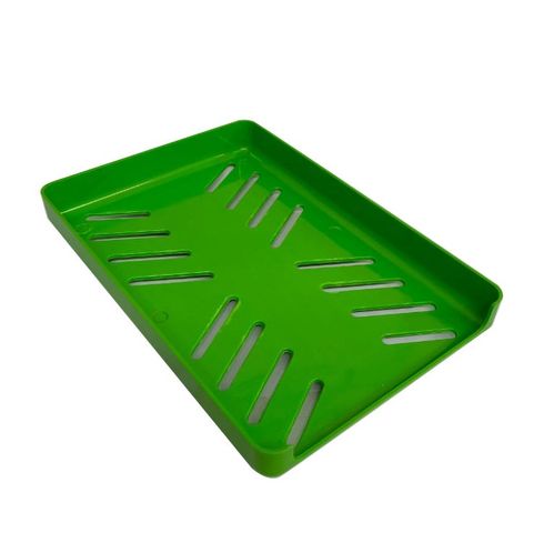 Bandeja Papelera Verde Manzana Calada Oficio 1 Piso