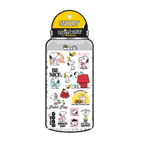 Stickers Wero UV Resistente al Agua P/Botellas-Etc x2 Planchas 