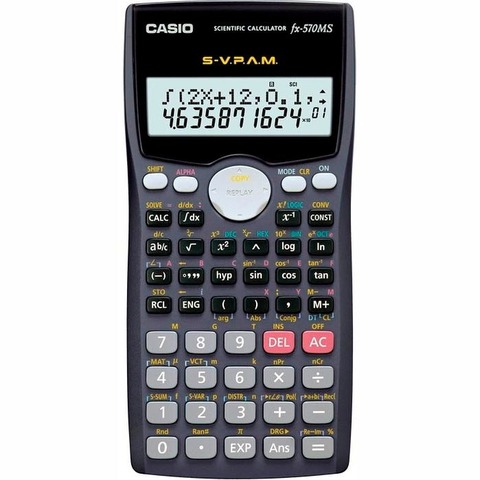 Calculadora Cientifica Casio FX-570MS (401 Fun)