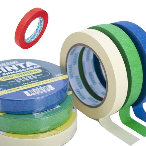 Cinta Adh. Papel Meraki Color Azul 18mm x40mts (2640X)