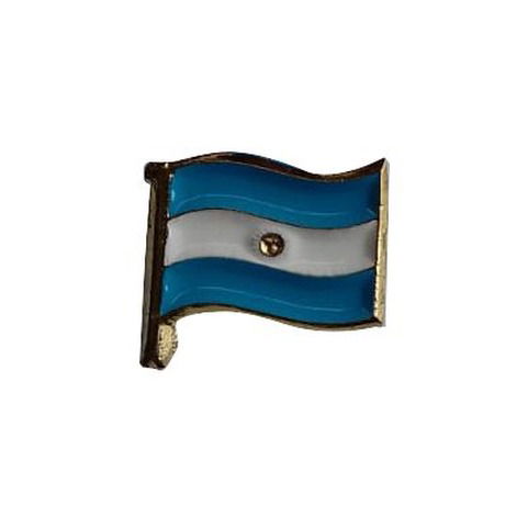 Escarapela Pin Bandera con Mastil Corto