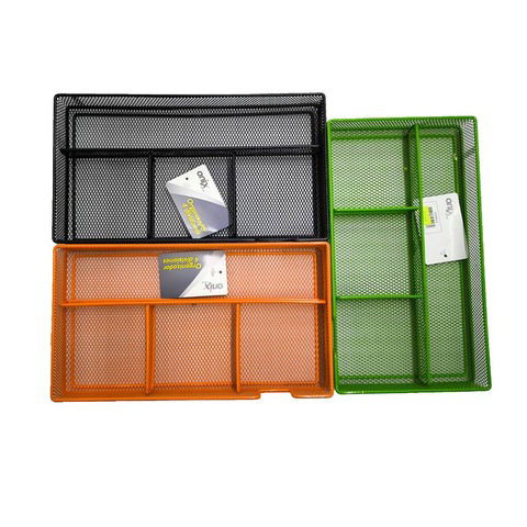 Organizador de Escritorio Onix 4 Divisiones Metal Color