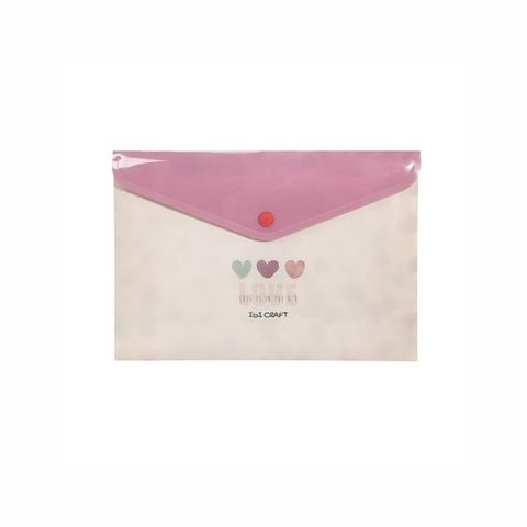 Sobre Plástico con botón A5 - Ibi Craft 