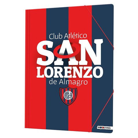 Carpeta Oficio con Elástico Mooving San Lorenzo Nimbo