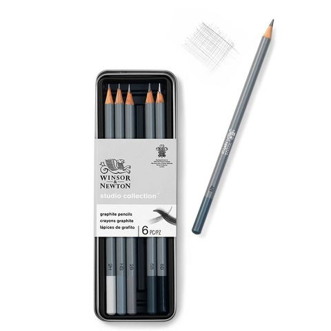 Lápiz de Graduación Lata Winsor & Newton x6 (0490006)