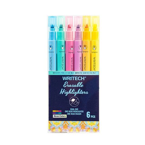 Resaltador Writech Borrable Neon x6 (822)