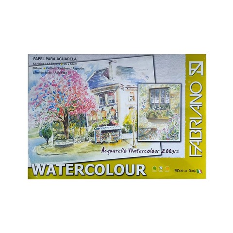 Block Fabriano Acquarello - Watercolour 200gr 35x50cm (12h) (808275)