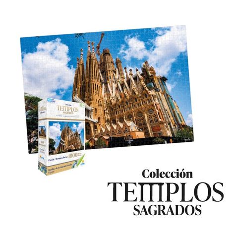 Puzzle Ronda 1000 Piezas Templos Sagrados La Sagrada Familia (12631)