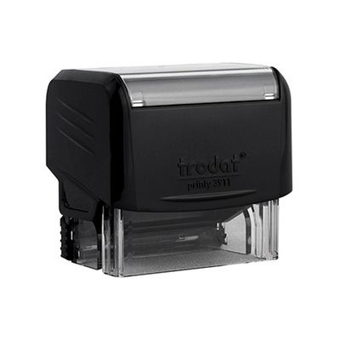  Promo sello completo Trodat (3911) + 3 líneas de texto Negro