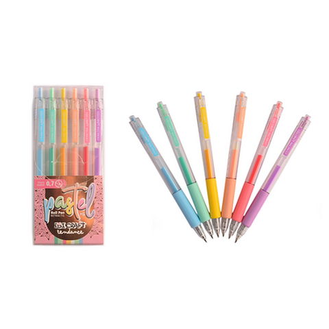 Lapicera Ibi Craft Tweeny Gel Retractil x6 Pastel (070510)