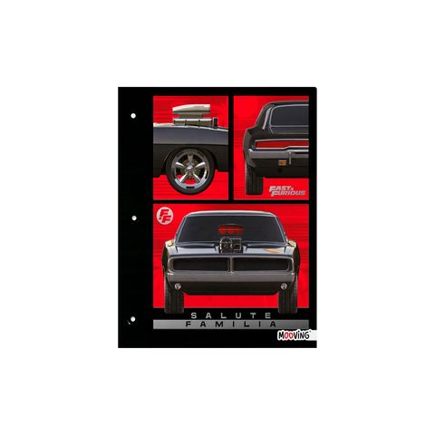 Carpeta Nº3 dos tapas Mooving Rapidos y Furiosos 