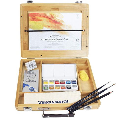 Acuarela Winsor & Newton Profesional Bamboo Set Pastilla (0190693)