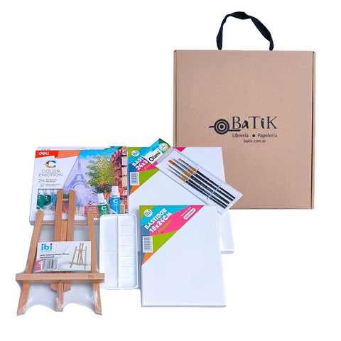    Set Artístico BTK Caja Cartón C/Acrilico x24