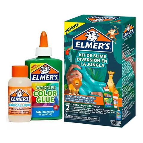 Adh. Glitter Elmers Kit para Slime 