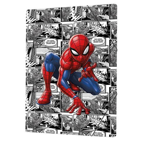 Carpeta Oficio con Elástico Mooving Spiderman 