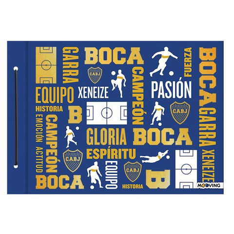 Carpeta N°5 Mooving Boca Jrs. Garra Equipo Historia