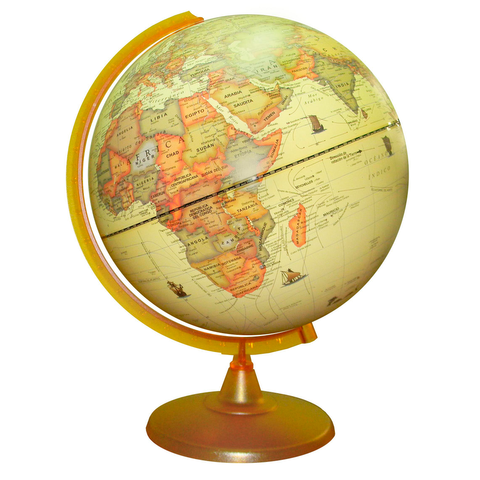 Globo Terráqueo Antiguo 30 cm (307AW)