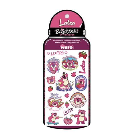 Stickers Wero UV Resistente al Agua P/Botellas-Etc x2 Planchas 