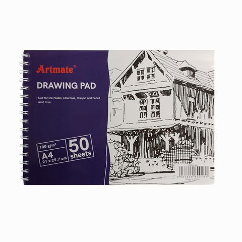 Block Artmate Boceto (100gr) (21x29,7cm) HSD-W-A4 Drawing Pad - Espiral