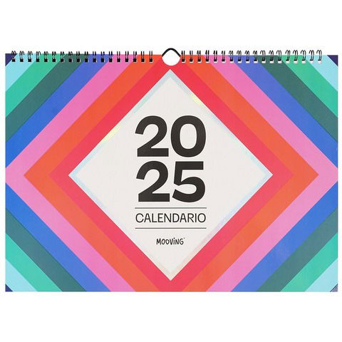 Calendario 2025 de Pared Mooving Hype 35x25cm (0242)