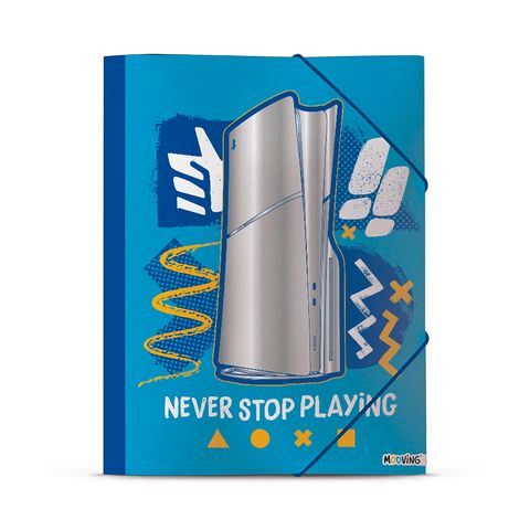 Carpeta Oficio con Elástico Mooving Playstation 