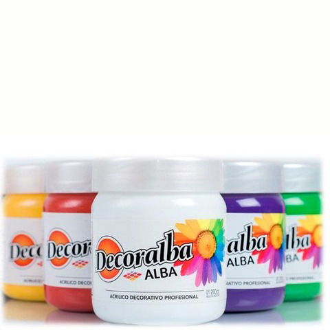 Acrilico Decorativo Alba Decoralba 200ml común