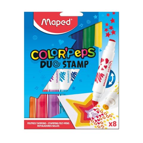 Marcador Maped Duo Stamp 