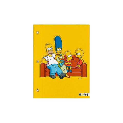 Carpeta Nº3 dos tapas Mooving The Simpsons 