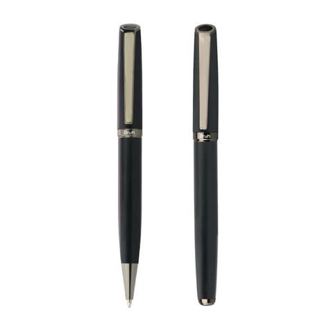 Lapicera/Boligrafo Bruh Frankfurt Juego x2 (C/Caja) Negra (EFI506)