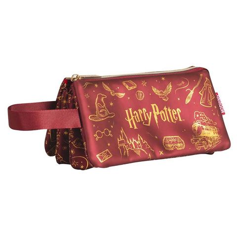 Cartuchera Mooving Tela Cuadruple Harry Potter 