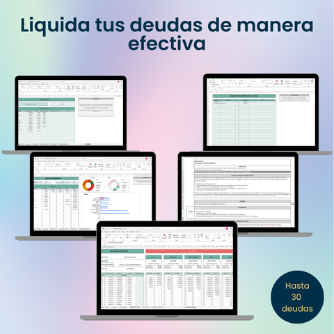 Plantilla Excel para Liquidar Deudas con Orden y Estrategia