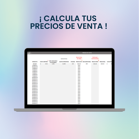 Calculadora de Precios de Venta